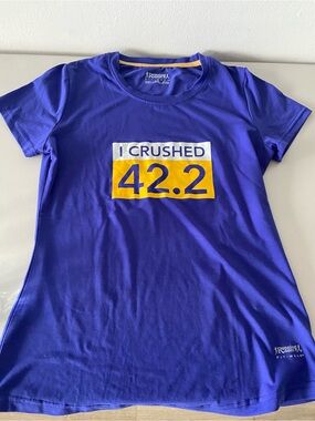 "I Crushed 42.2" Marathon Athletic Tee